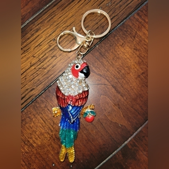Bag Charm of a Parrot - Picture 4 of 4
